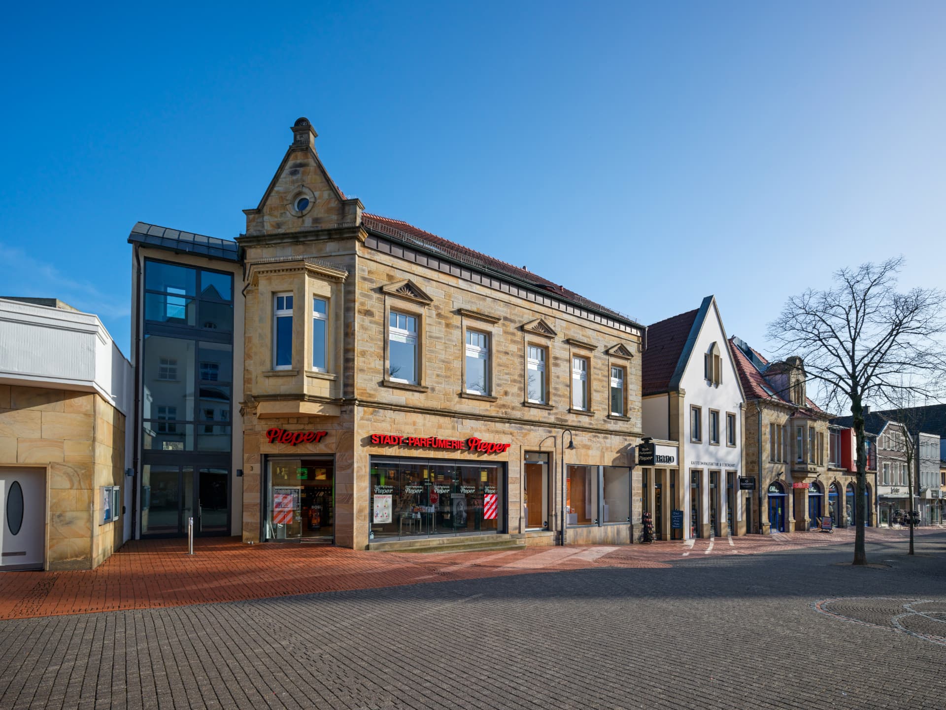 Firmensitz der Hövermann GmbH an der Marktstraße 3 in Ibbenbüren